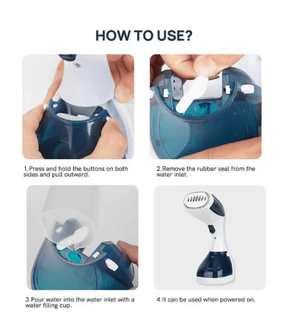 Difei Portable Handheld Garment Steamer (1100W) – Fast-Heating Wrinkle Remover for Clothes & Curtains