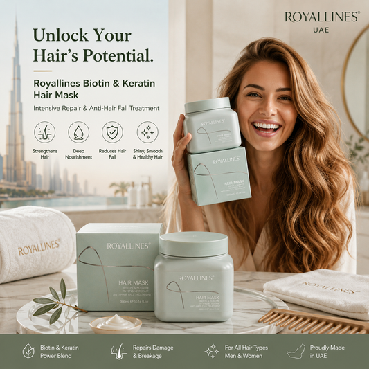 Royallines Biotin & Keratin Hair Mask | Intensive Repair & Anti-Hair Fall Treatment