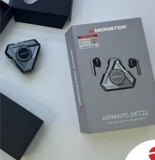 Monster XKT22 Cyberpunk Wireless Earbuds | True HiFi Stereo Dynamic Headset with Fidget Spinner Rotary Case, Bluetooth 5.4, HD Mic & Type-C Fast Charge