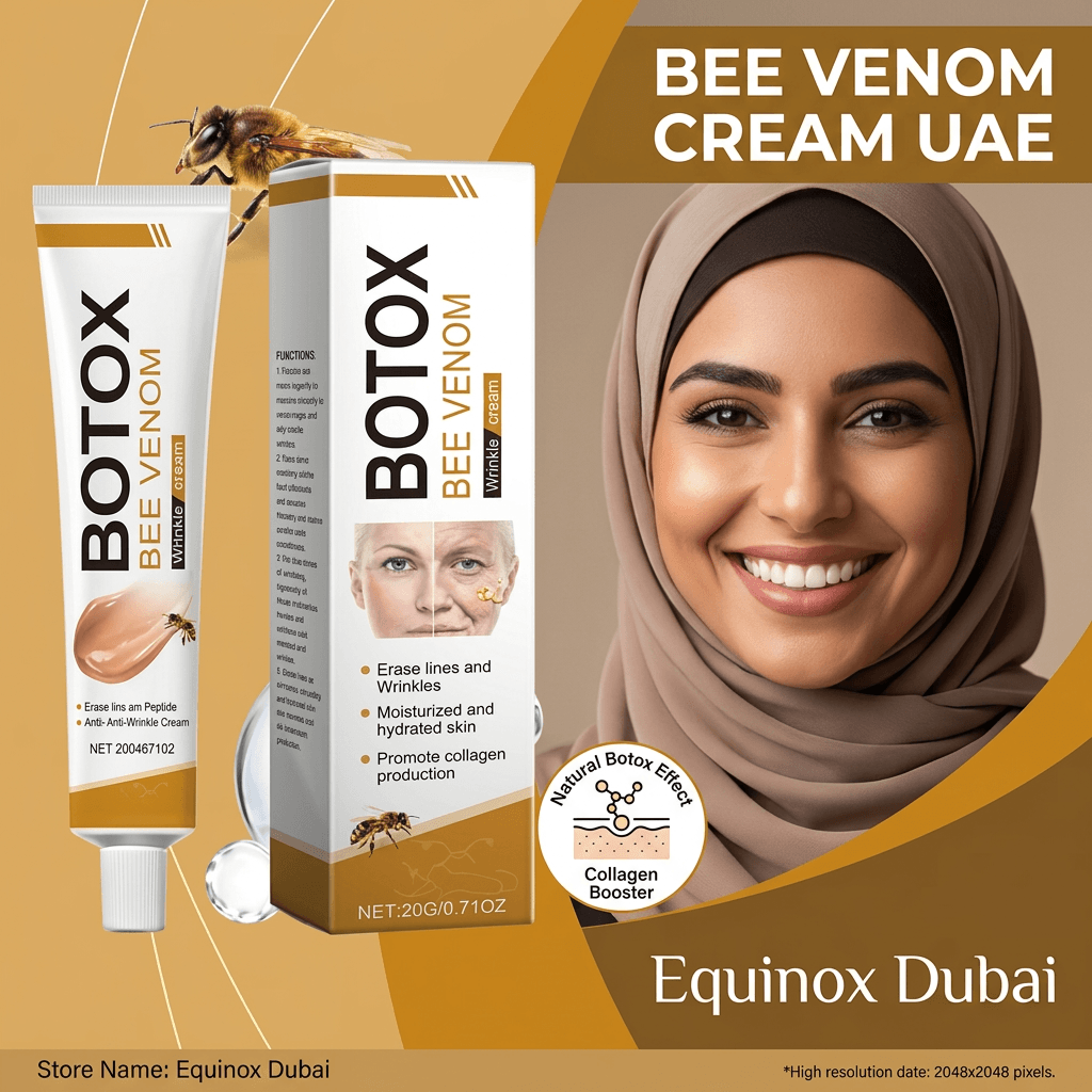 Bee venom cream UAE | Collagen Booster & Natural botox skincare Dubai