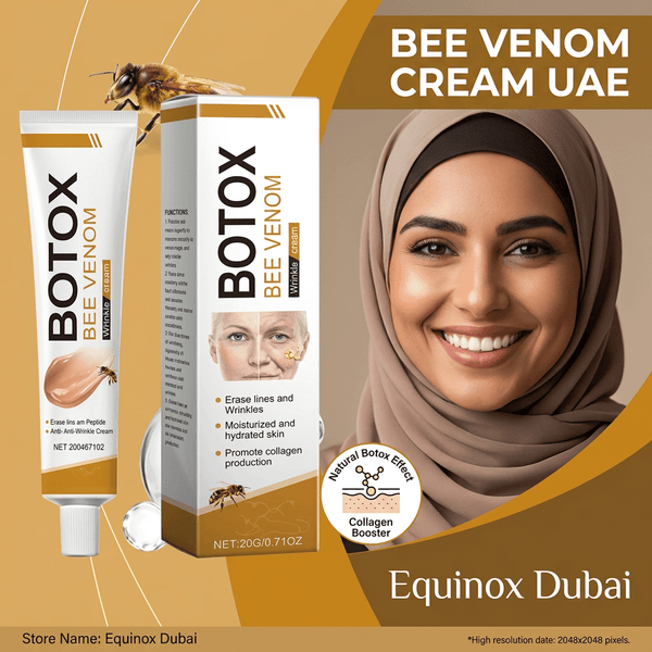 Bee venom cream UAE | Collagen Booster & Natural botox skincare Dubai