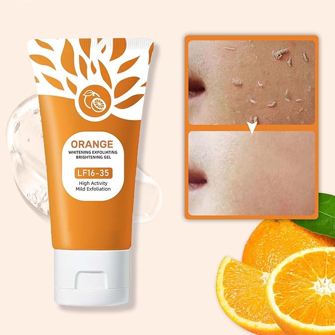 GlowUp™ Orange Enzyme Exfoliating Gel | Instant Brightening & Pore Detox (50g)