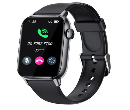 WS15 Mini Smartwatch | Bluetooth Calling, Menstrual Cycle Tracker & Health Monitor | Compact Elegant Smartwatch for iOS & Android (UAE Edition)